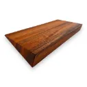 Assiette en bois d'Acajou