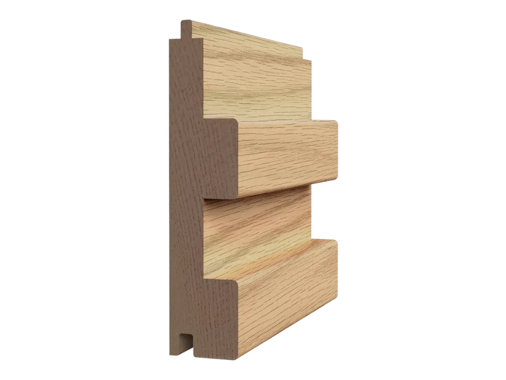 [MC0968042] Interbois - 8042 - Creno-S wall panelling (Red oak, 3-7/16")
