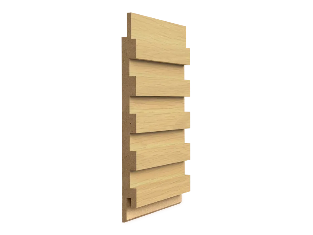 [MF1108061-PQT (4 pcs)] Interbois - 8061 - Creno-XS wall panelling (White Oak Finish)