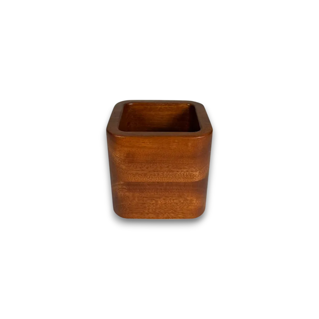 [PCAS004004004PC] Wooden Pen Holder (Mahogany)