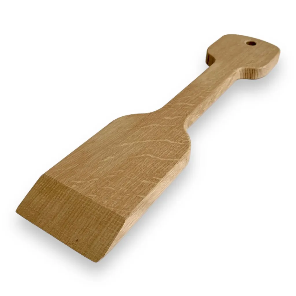 [GBCB004018001GB] Wooden BBQ Grill Scraper (White Oak)